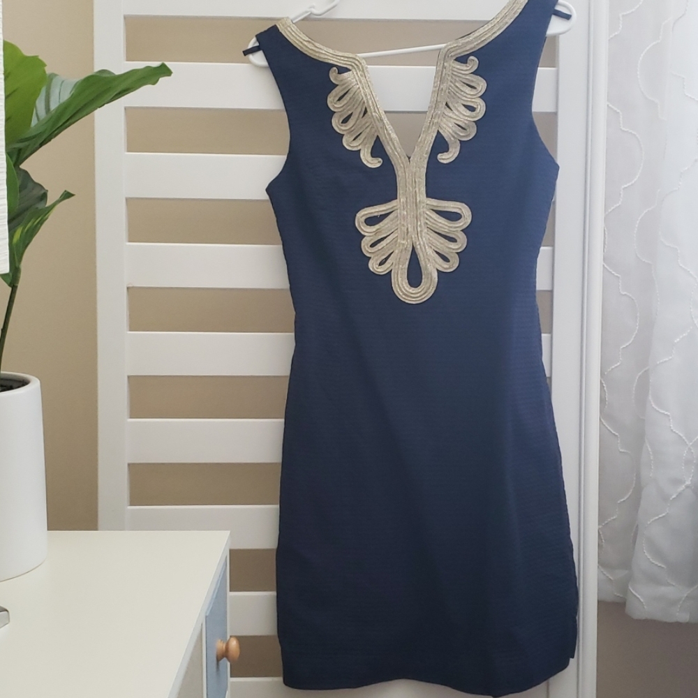 Lilly pulitzer navy dress